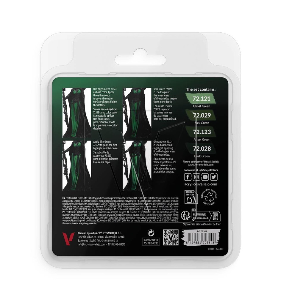 Game Color: Green Color Set - Vallejo