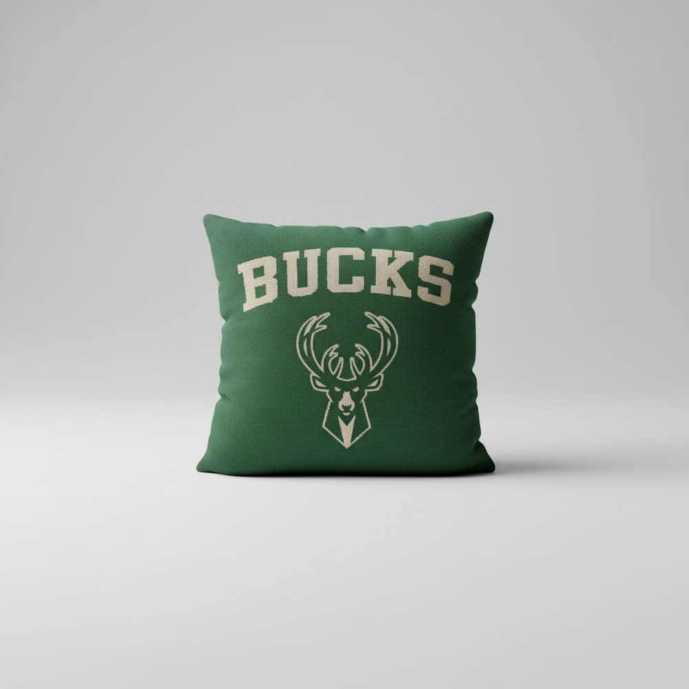 NBA Cloud Pillow 11" & 15" Bucks - Northwest Green