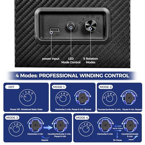 Watch Winder for Automatic Watches, 4 Modes Double Automatic Watch Winder box