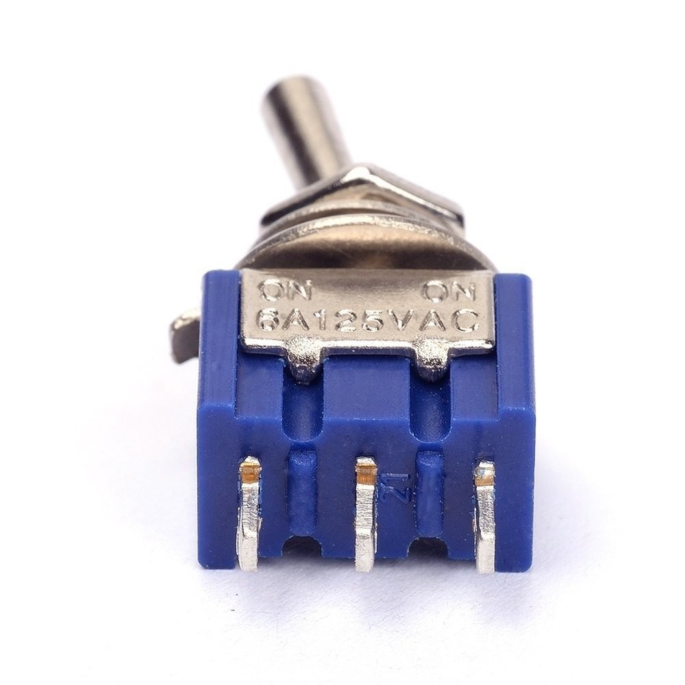 10-Pack AC 125V 6A SPDT Toggle Switch - Easy Installation for Versatile Use