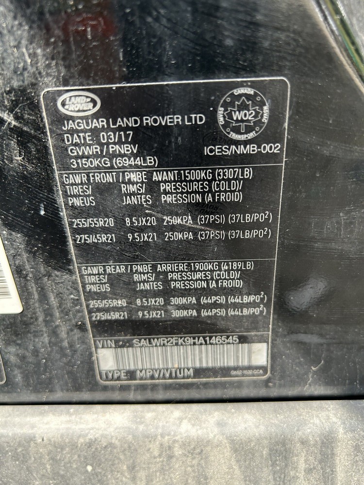 2017 RANGE ROVER SPORT CD DVD DRIVE PLAYER CONTROL MODULE UNIT FW93-11B608-AD