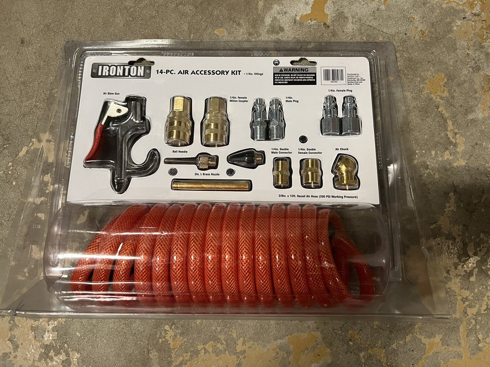 BRAND NEW Ironton 14-Piece Accessory Kit Item #48366