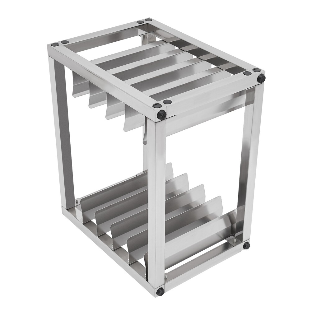 5-Tier Baking Tray Rack - Durable Stainless Steel Storage Organizer