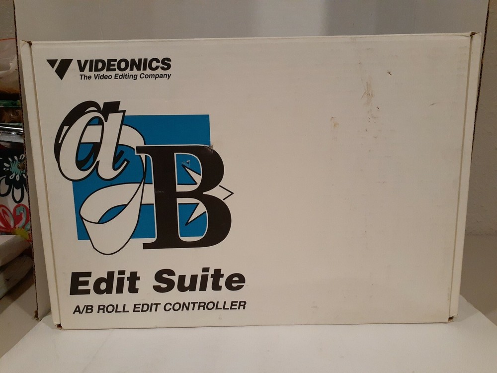 C- Vintage Videonics AB-1 NTSC Video Editing A/B Roll Controller 1995 AC Adapter
