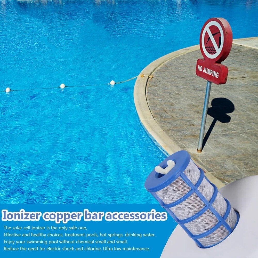 Solar Pool Ionizer Replacement Copper For Swimming Pool Purifier Accessories New