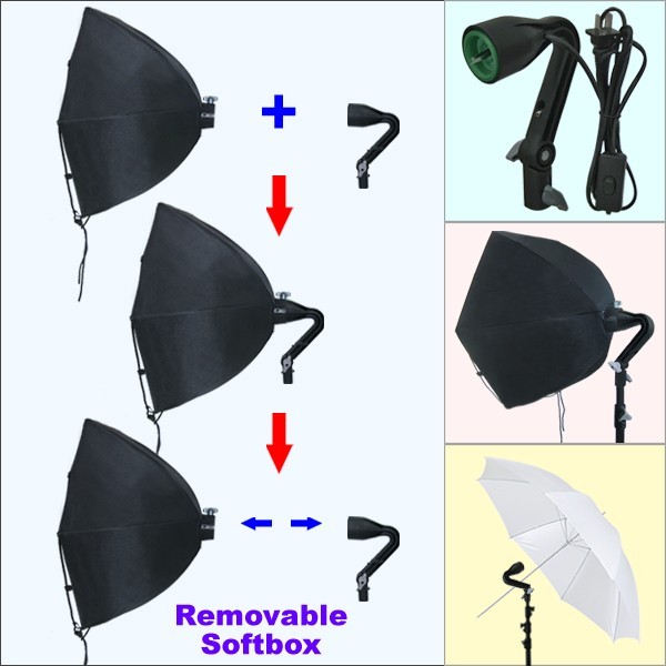 Photography Lighting Muslin Backdrop Stand Studio Light Kit New Linco Studio
