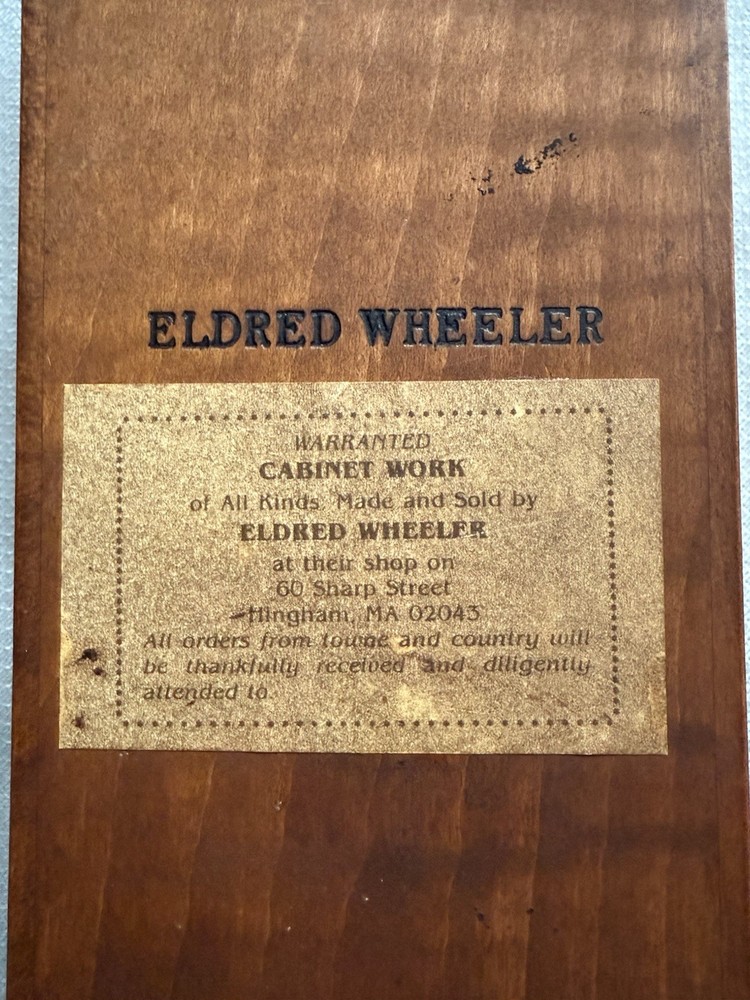 Eldred Wheeler Tiger Maple Pipe Box Vintage