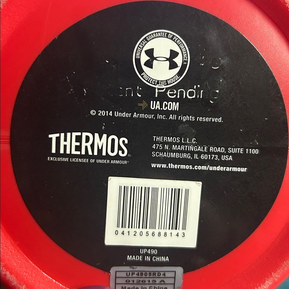 Under Armour Bold Red 64oz Hydration Jug