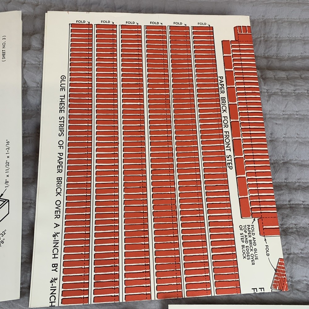 Vtg Cap Cod Doll House Pattern By Craft Patterns By A. Neely Hall 1977