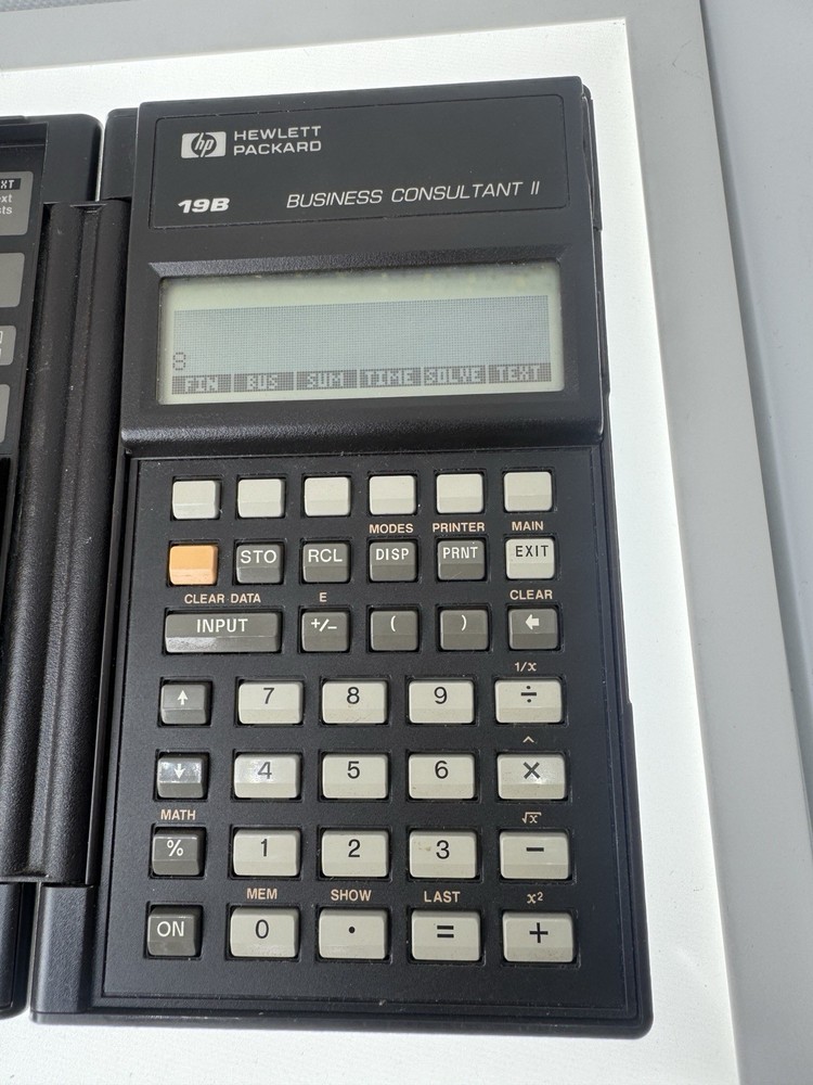 HP 19B Business Consultant II Calculator Hewlett Packard, Functioning-1A