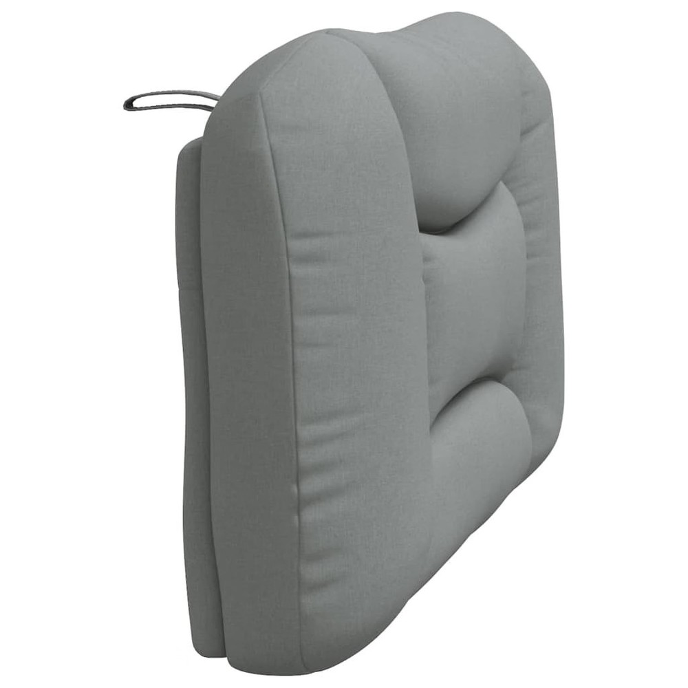 Headboard Cushion "Hvar" Light Gray 39.4" Fabric
