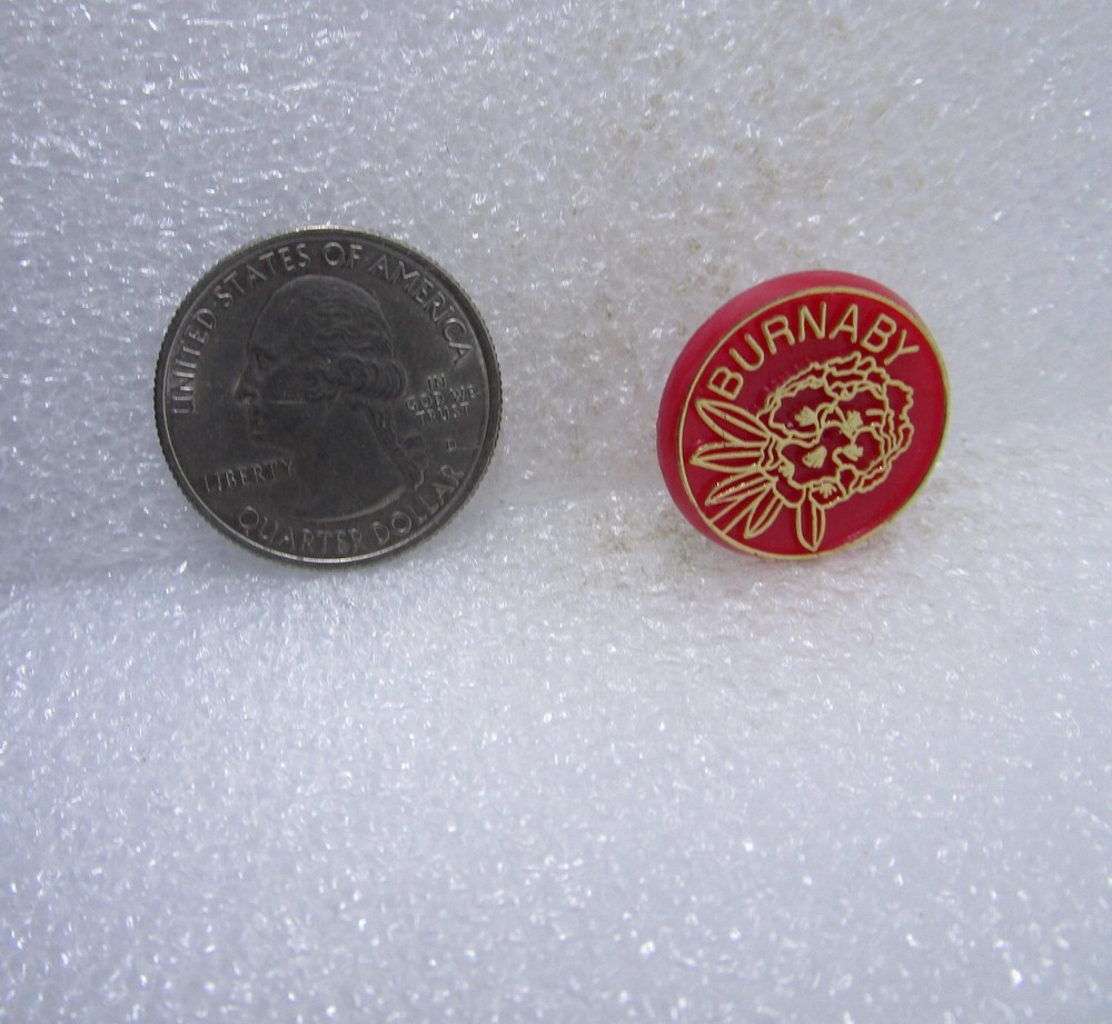 Burnaby Canada Plastic Pin