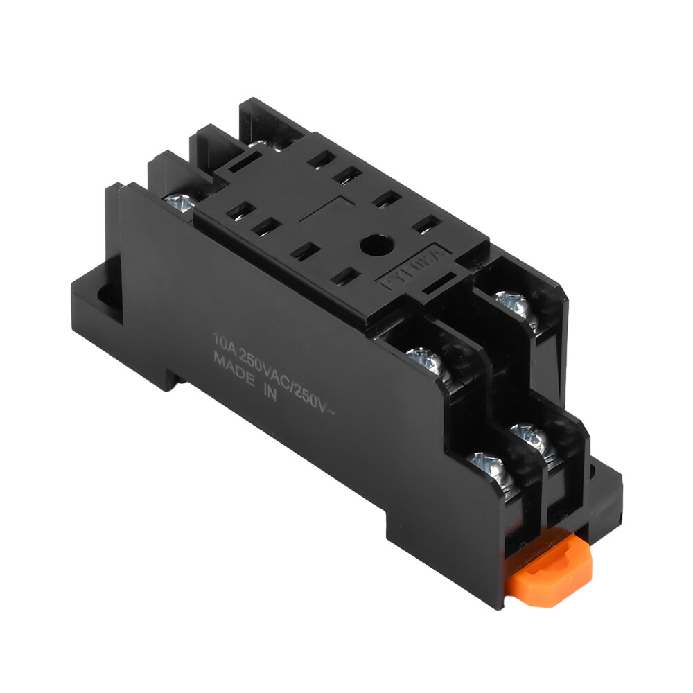 2Pcs Adjustable Digital Time Relay Cycle Time Delay Relay with Base AC 220V