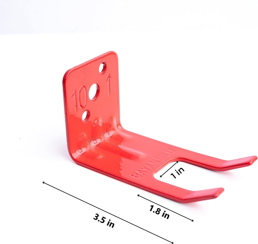 ✅🧯1-UNIVERSAL FORK STYLE WALL MOUNT 5/10 lb. SIZE FIRE EXTINGUISHER BRACKET NEW