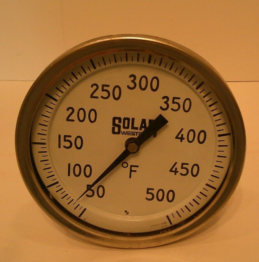 Solar WESTON THERMOMETER 50-500 Degrees