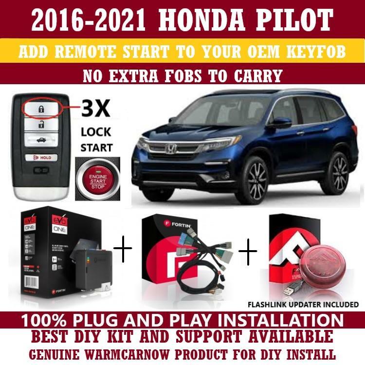 PLUG & PLAY REMOTE START 2016-2021 HONDA PILOT