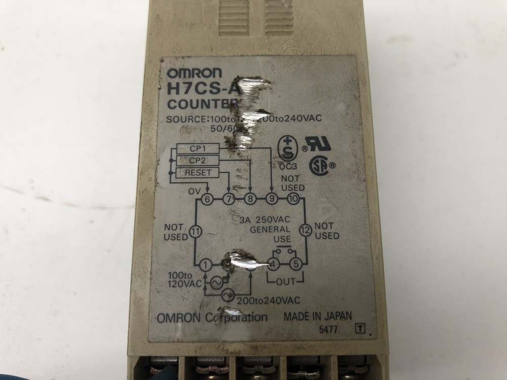 OMRON H7CS-A 50/60HZ DIGITAL COUNTER