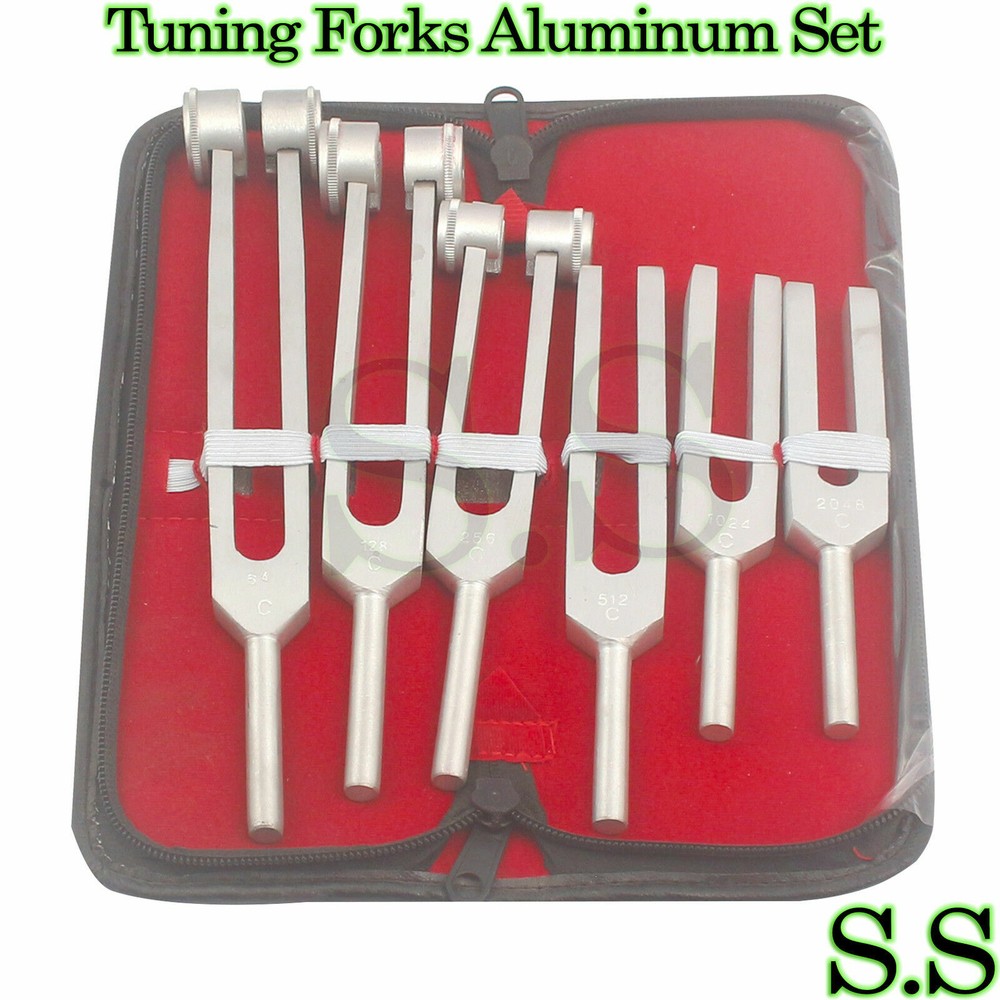 6 TUNING FORK KIT NEW ENT SURGICAL INSTRUMENTS