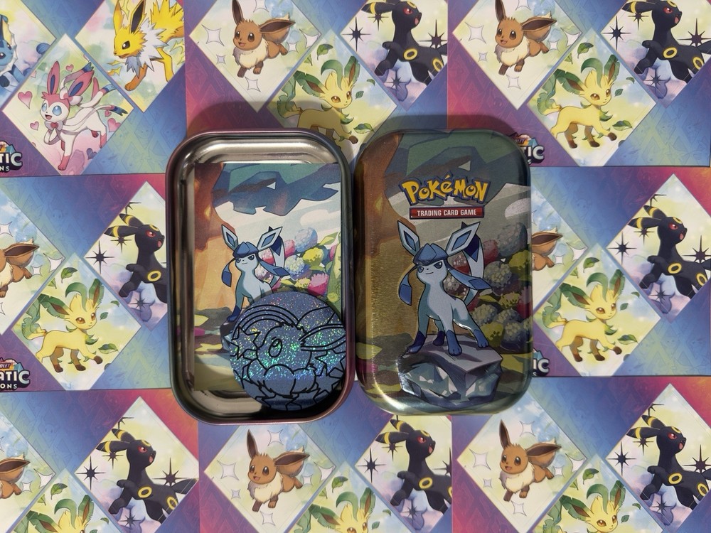 *PICK YOUR TIN* Prismatic Evolutions Mini Tins EMPTY (Includes Coin and Art)