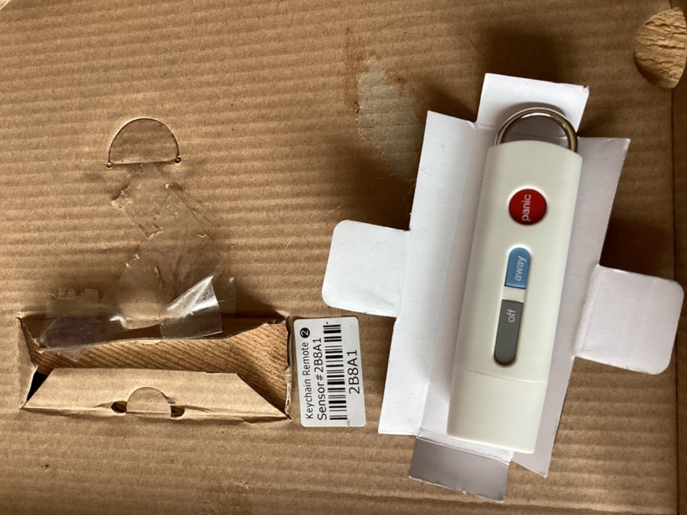 Simplisafe Keychain Remote Sensor #2B8A1 - No Box - Pre-owned