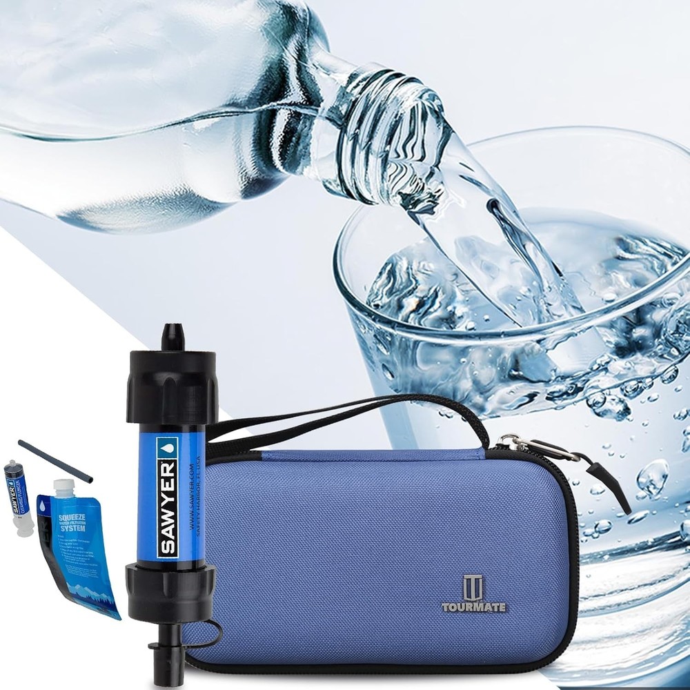 Water Filter Mini Compatible CarryCase Straw Accessory Protective Sawyer System