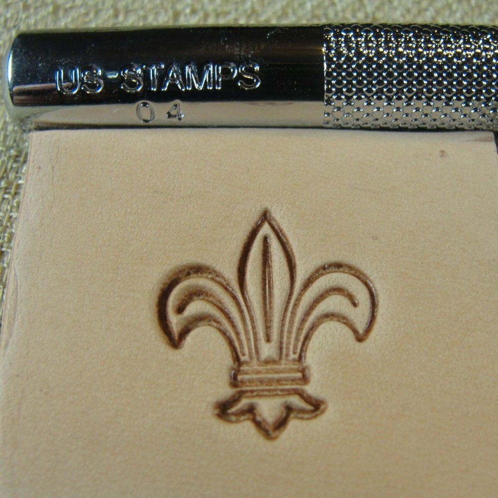 US Stamps - #O4 Fleur-de-lis Stamp (Leather Stamping Tool)