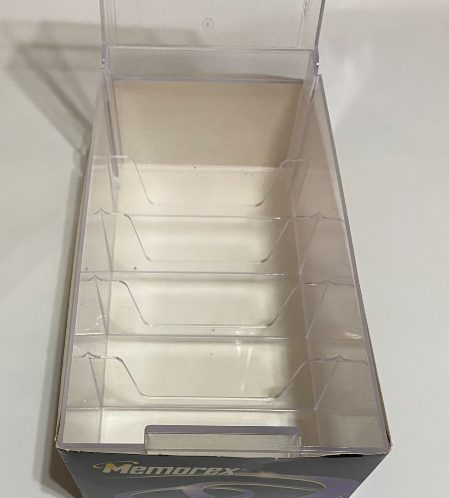 Memorex 3.5 " Computer Disk Storage Box Organization - Case ONLY, No diskettes