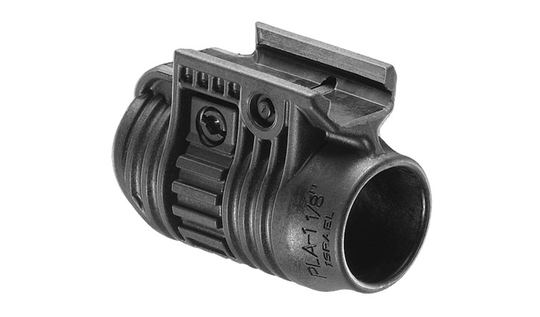 Mo Group Quick Release 1-1/8inch Flashlight Adapter, Black: FX-PLA11/8B