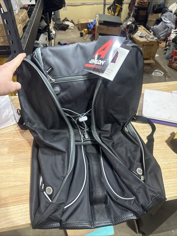 ATHALON EVERYTHING SKI BOOT BAG & BACKPACK - BLACK / GREY