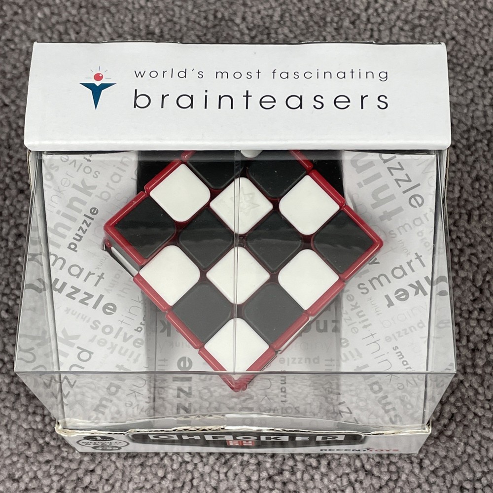 MEFFERT’S CHECKER CUBE SIMILAR TO RUBIK’S CUBE -NIP