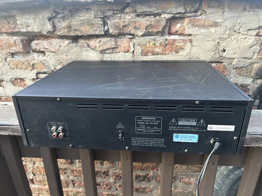 onkyo integra cassette deck TA-207