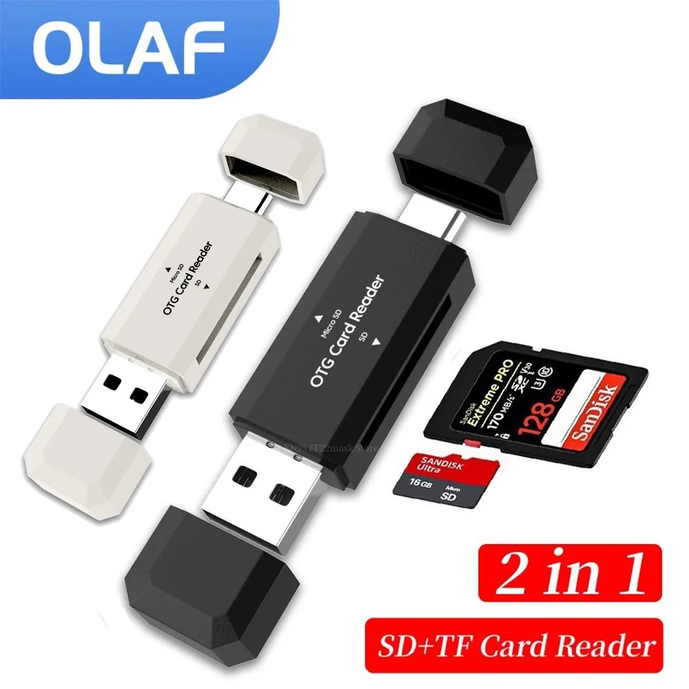 Card Reader USB 3.0 Type C Micro SD TF OTG Smart Memory Adapter Laptop Computer