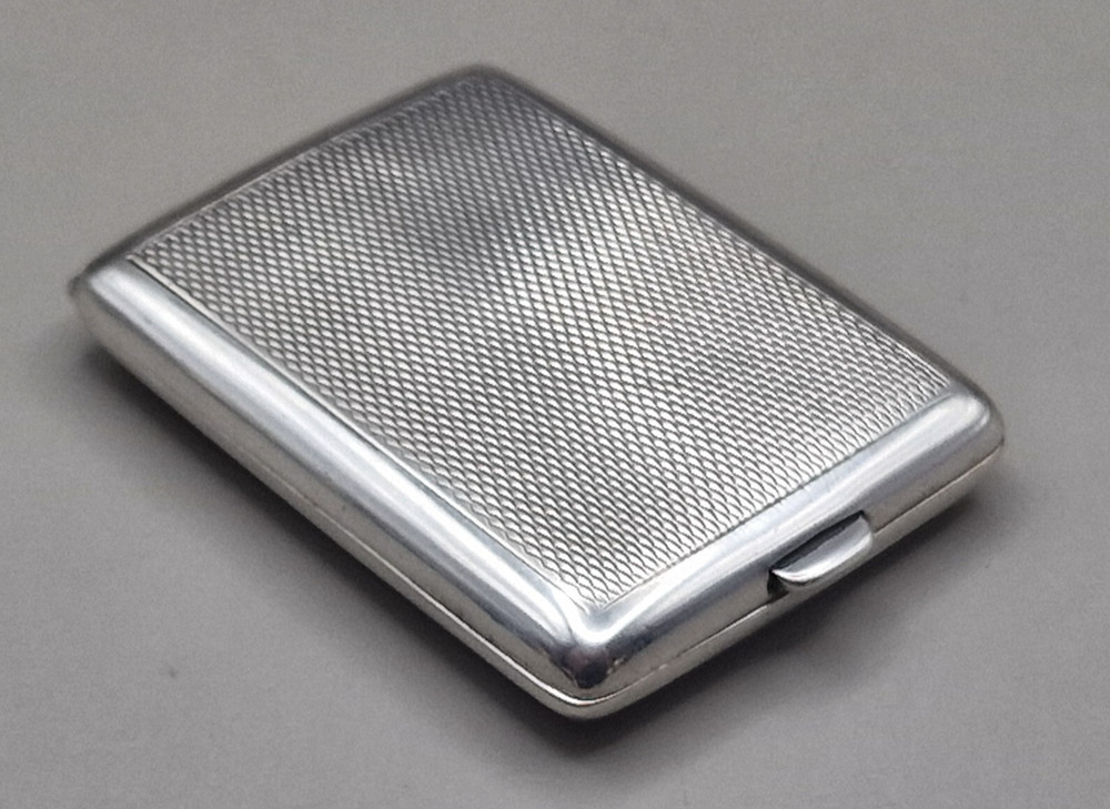 Sterling Silver Engine Turned Matchbook Case by Cohen & Charles 1928