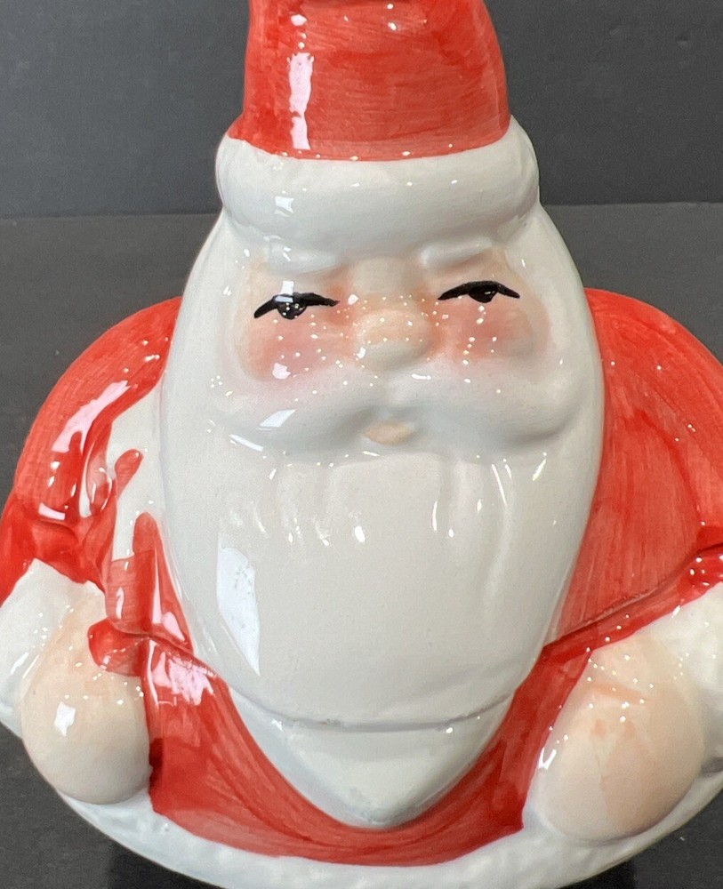 Santa Candle/Trinket & Lid (New)