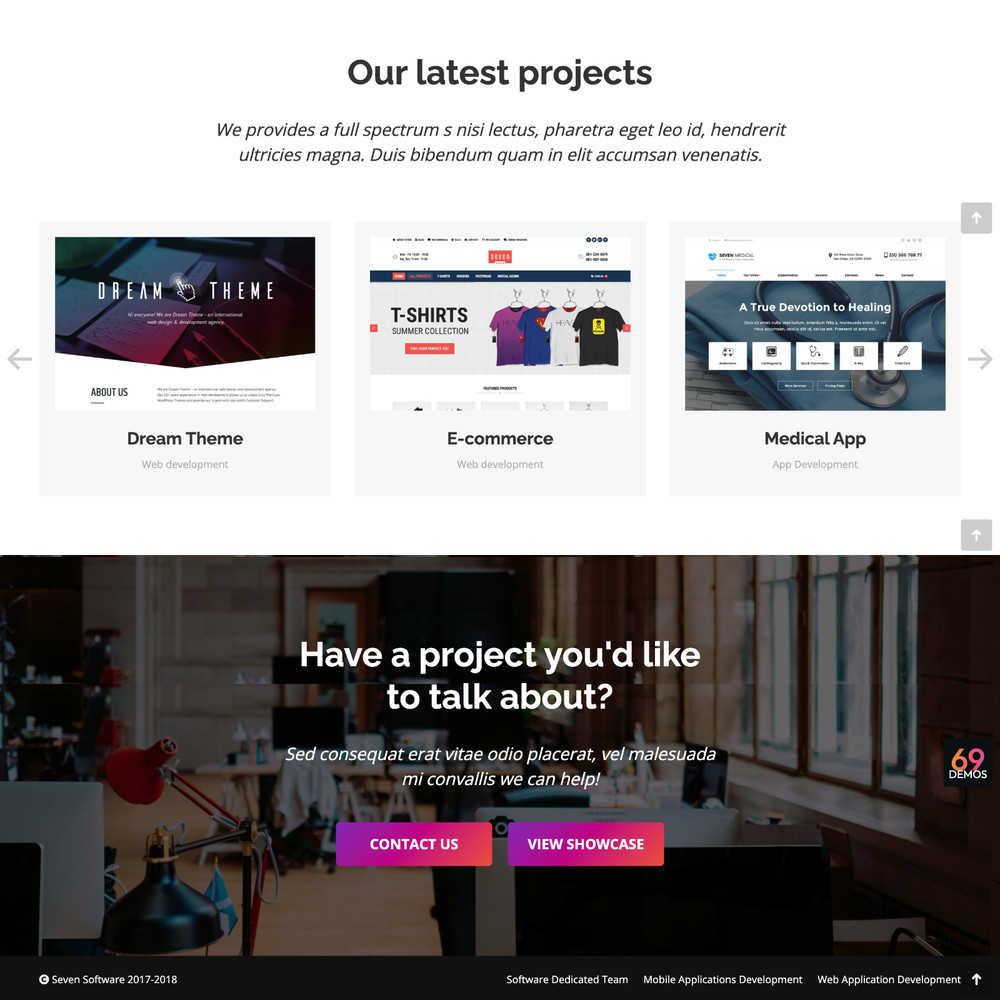 Software Company Website Design with Free VPS Web Hosting and Installation
