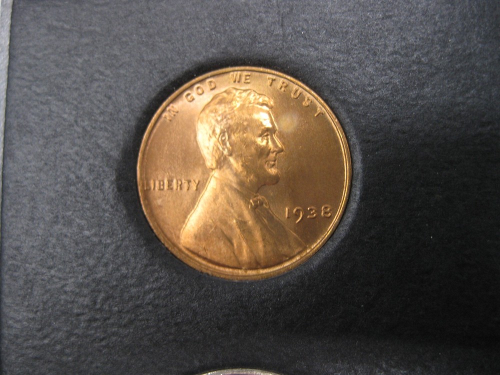 1938 P US Mint Set Brilliant Uncirculated!