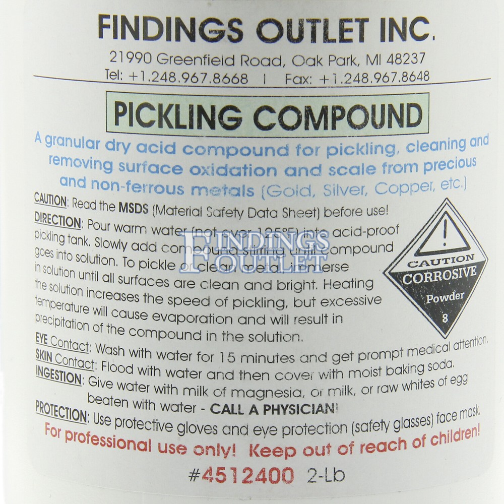 Pro-Craft Pickling Compound 2 Pound Jar Standard Sodium Bisulfate Compound