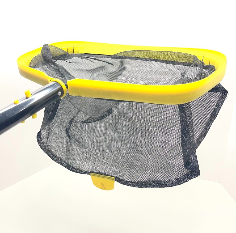 NEW - Ace Pool Deep Rake, Aluminum Frame, Mesh Net, Pole Attachment, 8395394