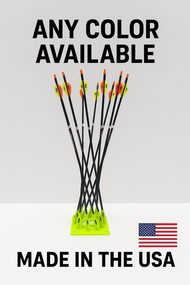 Archery Arrow Fletching Rack Stand