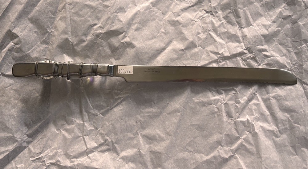 Beaded And Wired 14” Cake Knife NEW