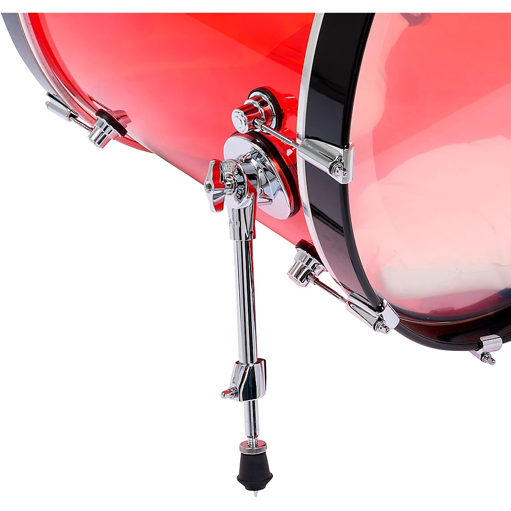 DW Design Series Acrylic 4-Piece Shell Pack Ruby Glass