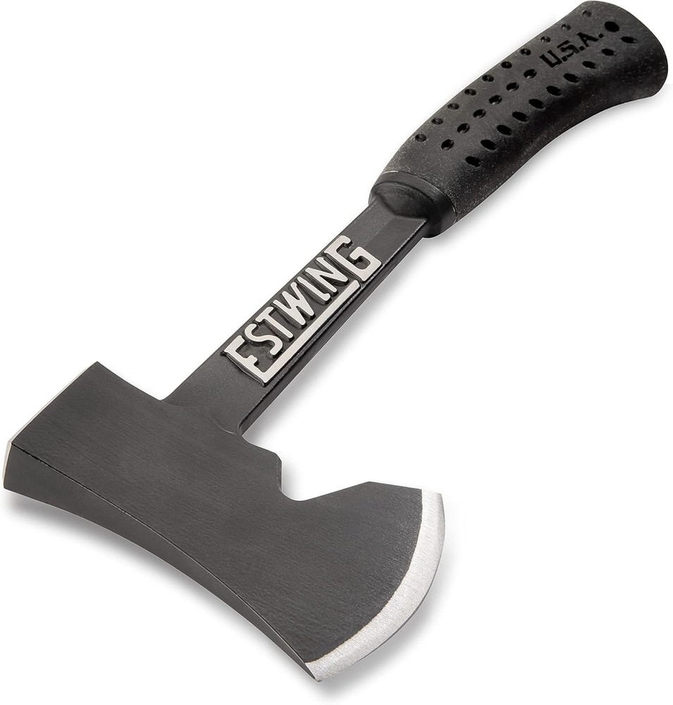 Versatile Hatchet for Chopping Logs, Splitting Firewood & Tent Stake Puller