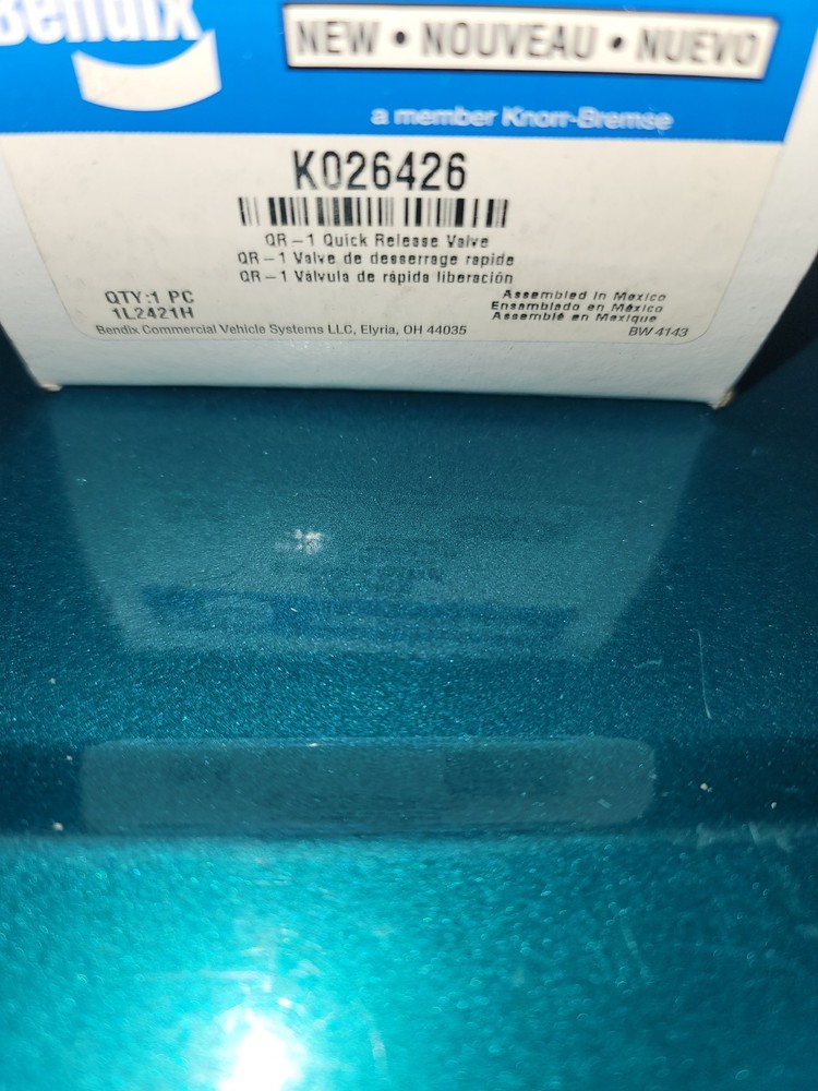 Bendix K026426 Quick release valve