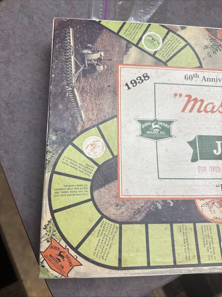 JOHN DEERE MASTER FARMER 60th ANNIVERSARY LIMITED EDITION BOARD GAME COMPLETE