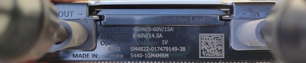 SolarEdge S440-1GM4MRM power optimizer