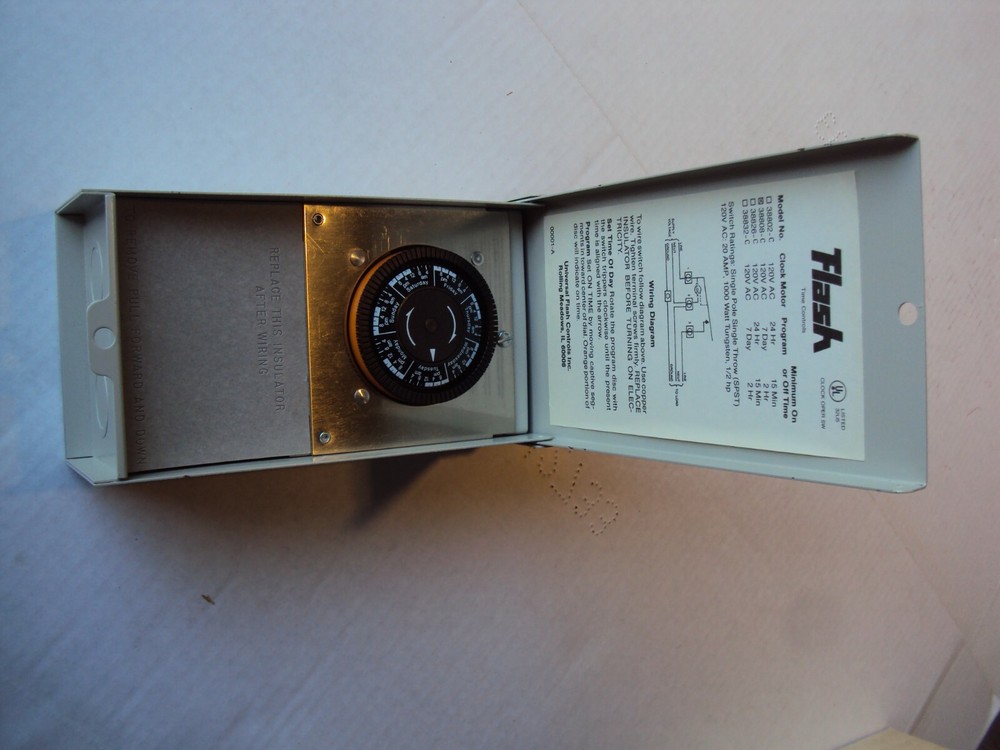 FLASH Time Control model : 38808-C Time Switch