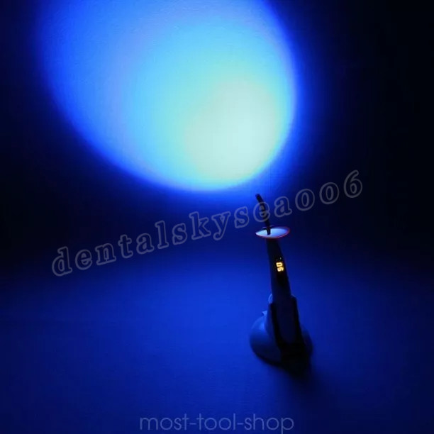Dental Wireless LED.B Curing Light Lamp Cordless Adjustable Working Time USA