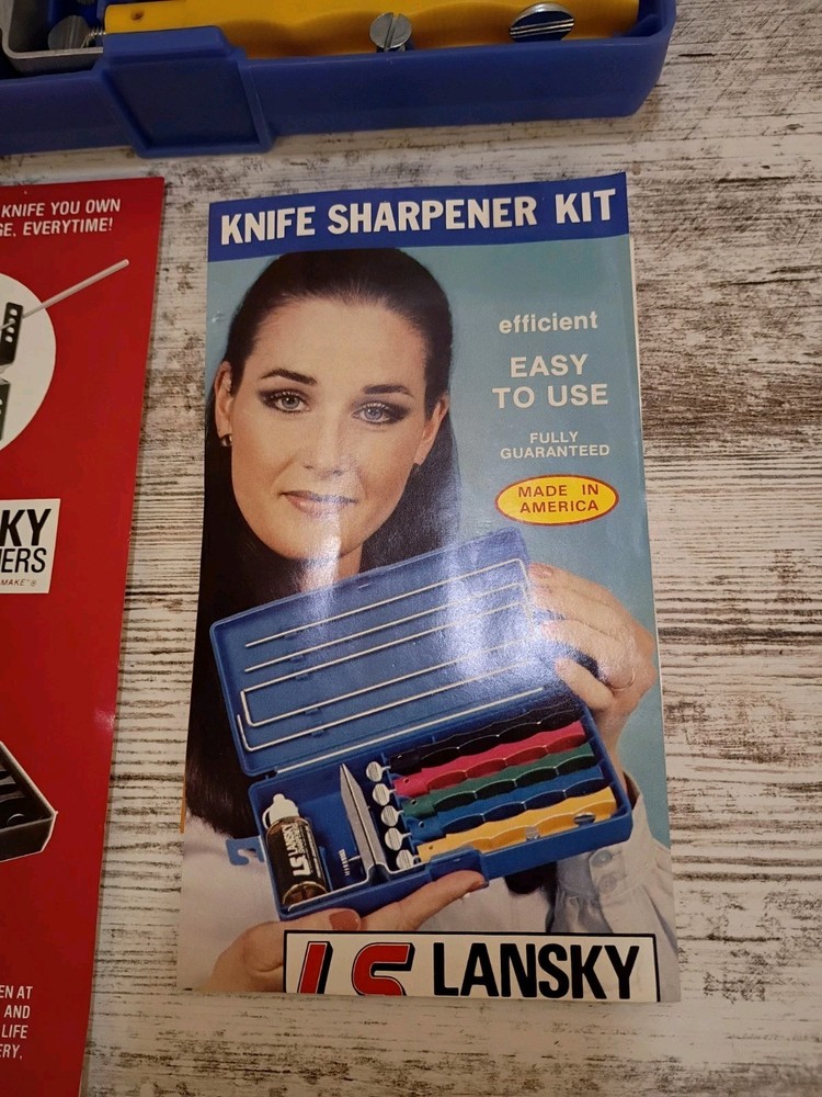 Lansky Controlled Angle Knife Sharpening System 5 Stones Sharpener With Case New