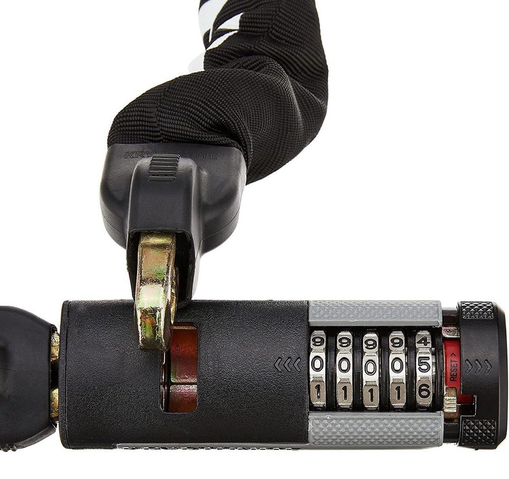Kryptonite Kryptolok 912 9.5mm Combo Chain Bicycle Lock , Black