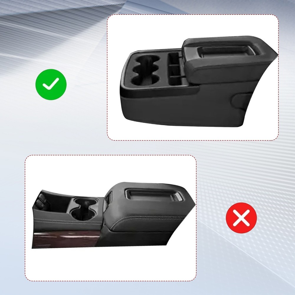 Middle Seat Black Console Armrest Lid for 2014 2015 2016 2017 Silverado Sierra
